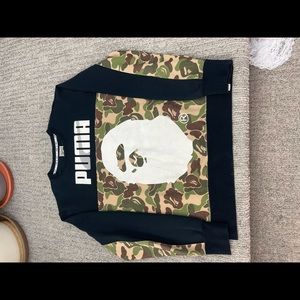 Bape x Puma Crewneck Size Large
